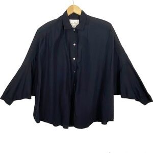 NICOLE MILLER High Low Loose  Shirt
